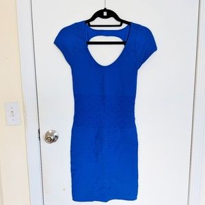 Bebe bodycon blue dress - Small